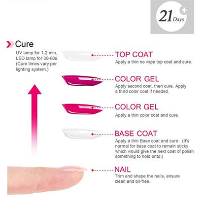 AIMEILI UV LED Gellack mehrfarbig ablösbarer Gel Nagellack Neon Gel Polish Set Kit - 6 x 10ml - Set Nummer 12