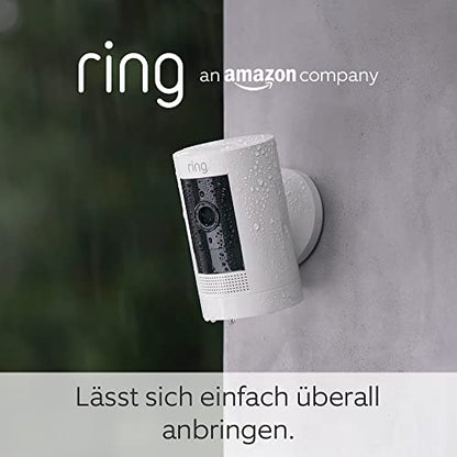 Ring Außenkamera Akku (Stick Up Cam Battery) | Überwachungskamera aussen mit 1080p-HD-Video, WLAN, witterungsbeständig, geeignet für Haus & Grundstück, Alexa-kompatible Sicherheitskamera | 2 Kameras