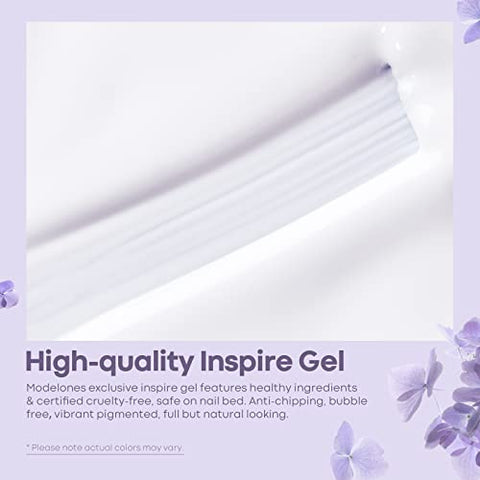 Modelones UV Nagellack Weiß, 15ml 1Pc Gel Shellac Gellack für UV/LED Nagellampe Soak Off Langlebige French Maniküre gelnägel All-MatchStil, Salon & Heimgebrauch Nail Art DIY
