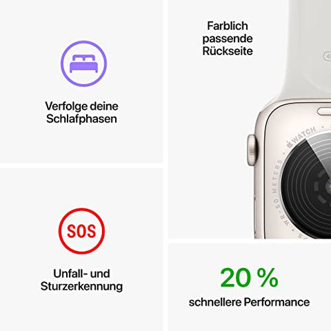 Apple Watch SE (2. Generation) (GPS + Cellular, 40mm) Smartwatch - Aluminiumgehäuse Mitternacht, Sportarmband Mitternacht - Regular. Fitness-und Schlaftracker, Unfallerkennung, Herzfrequenzmesser