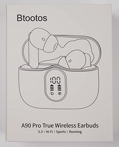 Bluetooth Kopfhörer, Kopfhörer Kabellos Bluetooth 5.3 Sport In Ear Kopfhörer mit 4 Mikrofon, 40 std Spielzeit, LED-Anzeige, ENC Lärmreduzierung, HiFi Stereo Ohrhörer für Arbeit und Studium