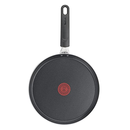 Tefal B56410 Day by Day On Crêpepfanne | 25 cm | Antihaftbeschichtung | Thermo-Signal | für alle Herdarten AUßER Induktion | Aluminium | Schwarz