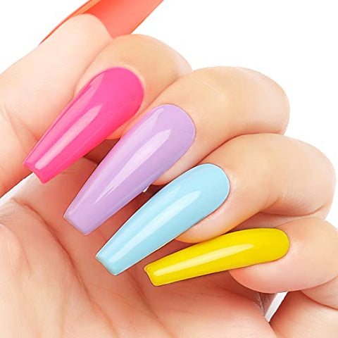 AIMEILI UV LED Gellack mehrfarbig ablösbarer Gel Nagellack Neon Gel Polish Set Kit - 6 x 10ml - Set Nummer 12