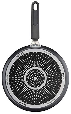 Tefal B56410 Day by Day On Crêpepfanne | 25 cm | Antihaftbeschichtung | Thermo-Signal | für alle Herdarten AUßER Induktion | Aluminium | Schwarz