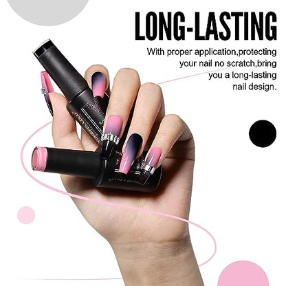 YOKEFELLLOW UV Gel Nagellack Set, 6PCS 10ml Gellack Nude Rosa Set,Semi Permanent Gel Nägel,Soak Off LED Kunst Maniküre Salon