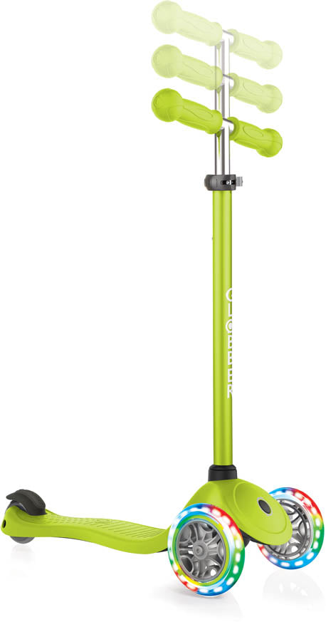 Globber Mini Scooter | Primo Lights | Grün