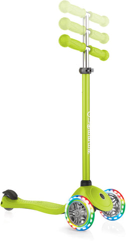 Globber Mini Scooter | Primo Lights | Grün