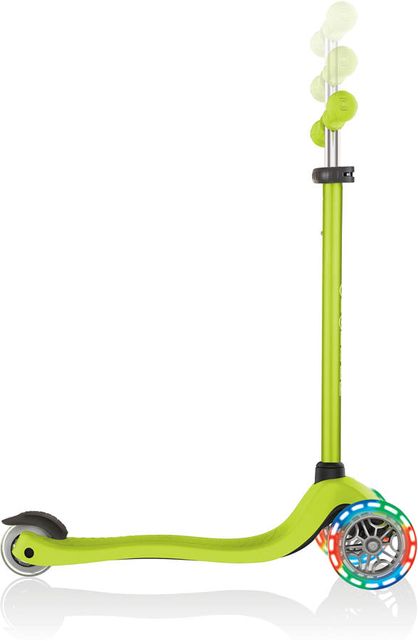 Globber Mini Scooter | Primo Lights | Grün