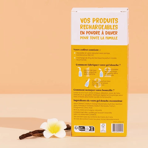 Entdeckungsset Duschgel Vanille Gourmet Pulver - Pimpant