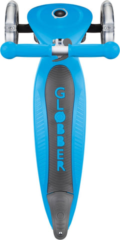 Globber Mini Scooter | Primo Foldable | Anodized T-Bar | Himmelblau