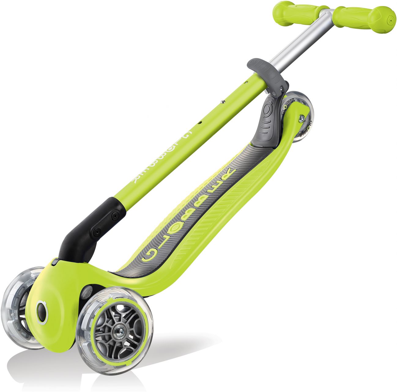 Globber Mini Scooter | Primo Foldable | Anodized T-Bar | Limettengrün