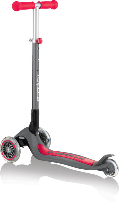 Globber Mini Scooter | Primo Foldable | Grau-rot