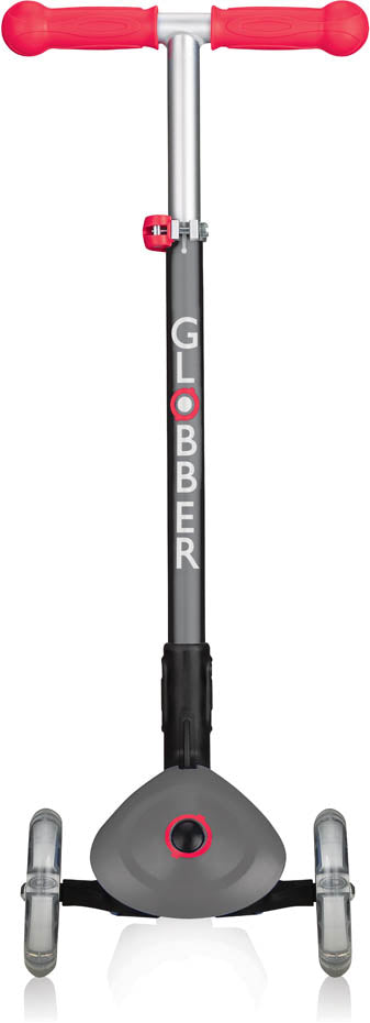 Globber Mini Scooter | Primo Foldable | Grau-rot