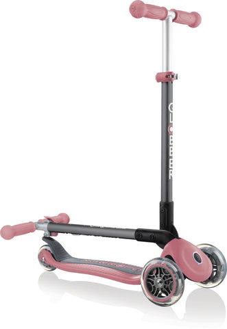 Globber Mini Scooter | Primo Foldable | Pastel pink