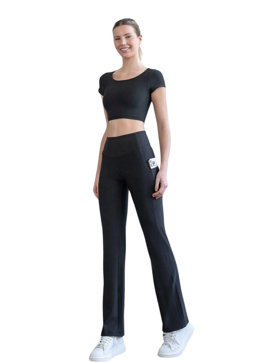 432 Pantalons Schlagleggings en Noir