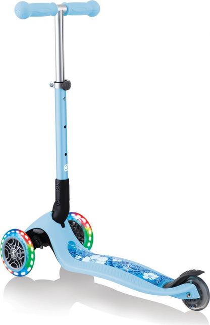 Globber Mini Scooter | Junior Foldable Fantasy Light | Pastel blau