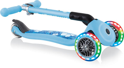 Globber Mini Scooter | Junior Foldable Fantasy Light | Pastel blau