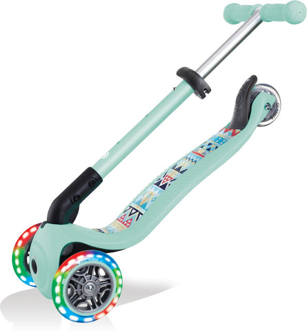Globber Mini Scooter | Junior Foldable Fantasy Light | Mint