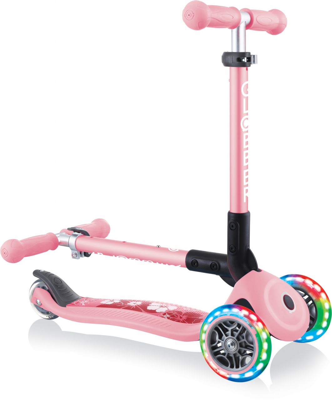 Globber Mini Scooter | Junior Foldable Fantasy Light | Pastel pink