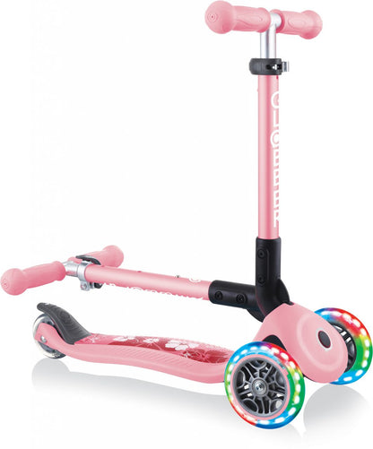 Globber Mini Scooter | Junior Foldable Fantasy Light | Pastel pink