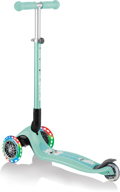 Globber Mini Scooter | Primo Foldable Fantasy Lights | Mint buddy