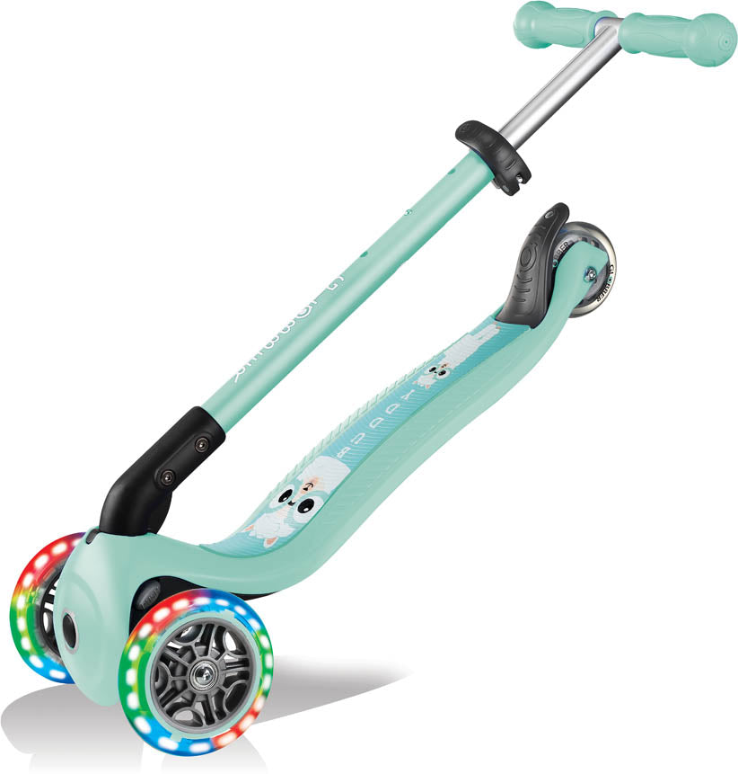 Globber Mini Scooter | Primo Foldable Fantasy Lights | Mint buddy