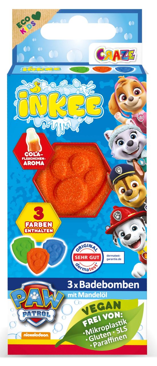 Inkee Badebomben Paw Patrol 3er-Set