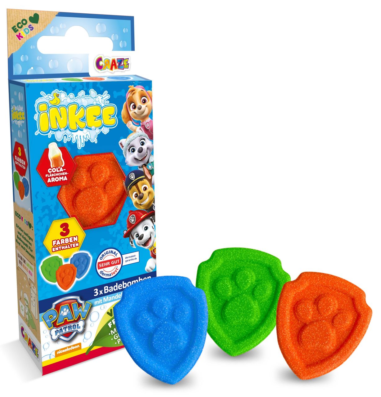 Inkee Badebomben Paw Patrol 3er-Set