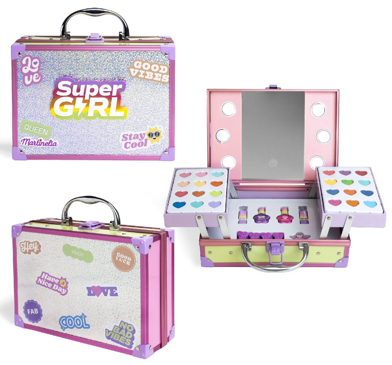 Super Girl LED Mirror Case