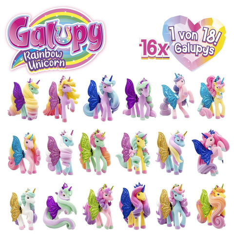 Galupy Unicorn Rainbow im 16er Display