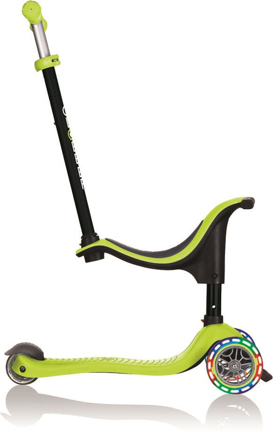 Globber Laufrad / Dreirad | GO UP Sporty Lights with Stabilizer | Grün