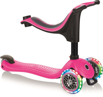 Globber Laufrad / Dreirad | GO UP Sporty Lights with Stabilizer | Pink