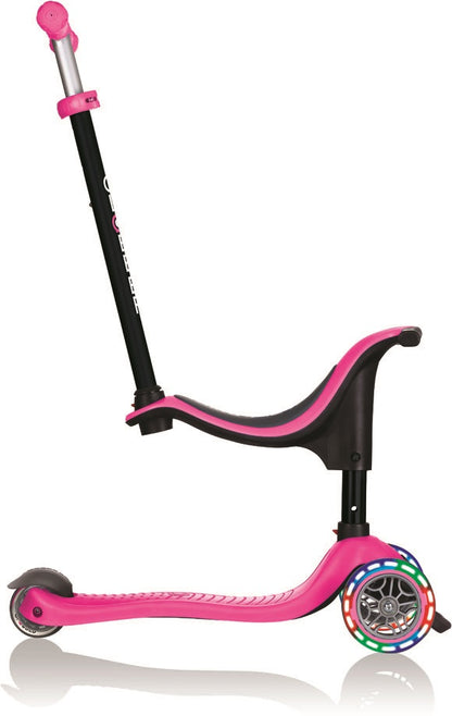 Globber Laufrad / Dreirad | GO UP Sporty Lights with Stabilizer | Pink