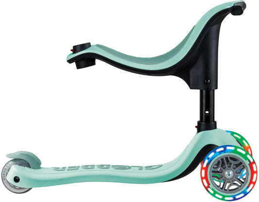 Globber Laufrad / Dreirad | GO UP Sporty Lights | Mint-pistachio