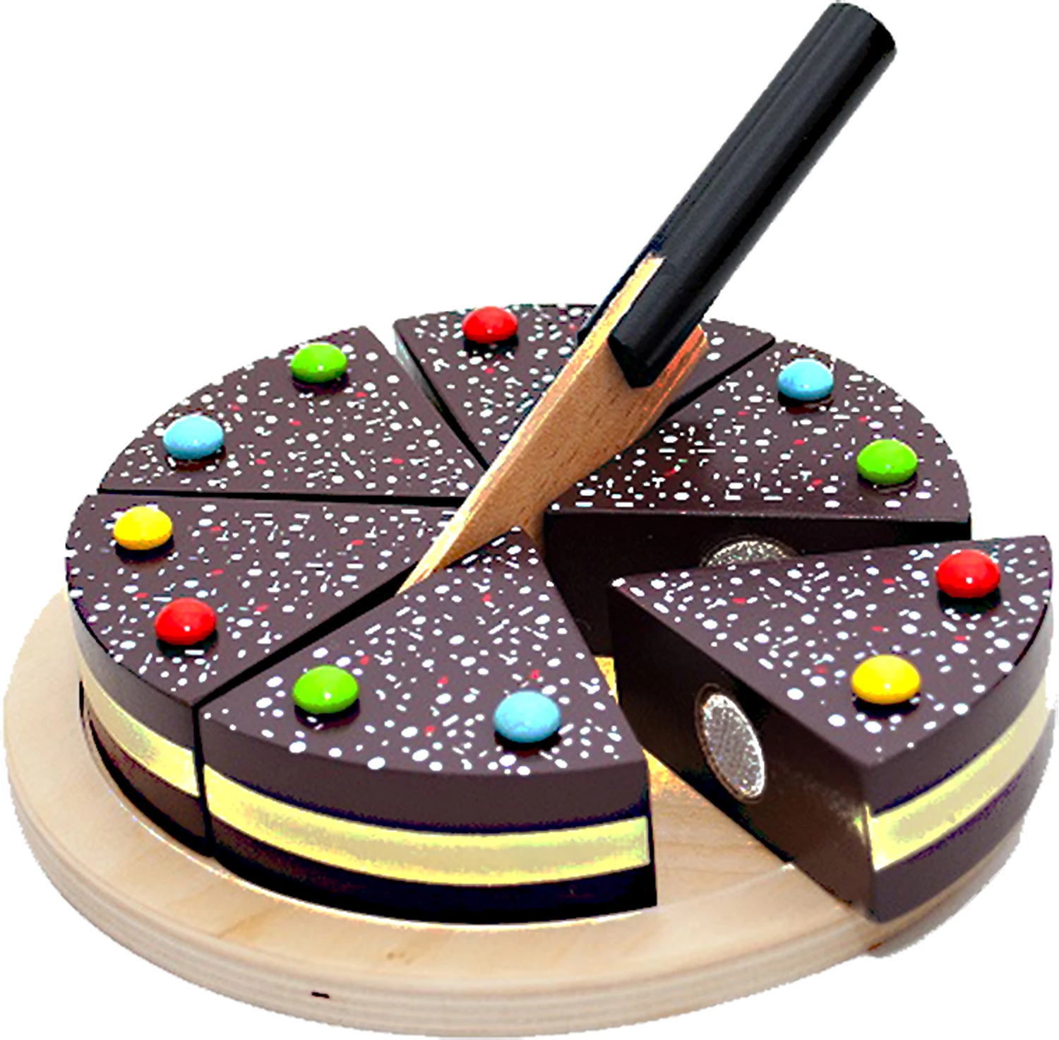 Schokoladentorte aus Holz