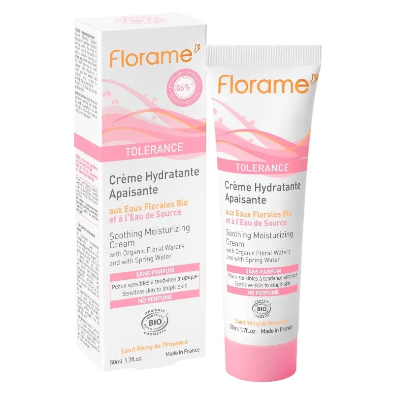 Beruhigende Feuchtigkeitscreme Bio Quellwasser - 50ml - Florame