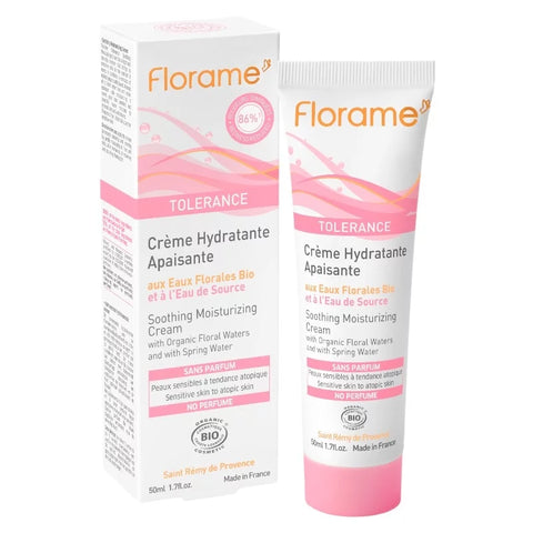 Beruhigende Feuchtigkeitscreme Bio Quellwasser - 50ml - Florame
