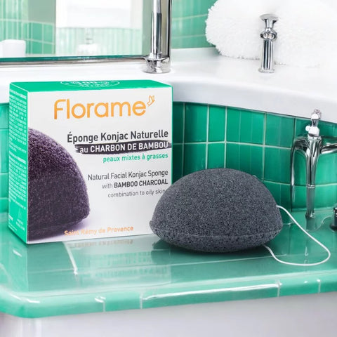 Natürlicher Konjac-Schwamm Bambuskohle - Florame