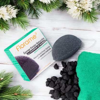 Natürlicher Konjac-Schwamm Bambuskohle - Florame