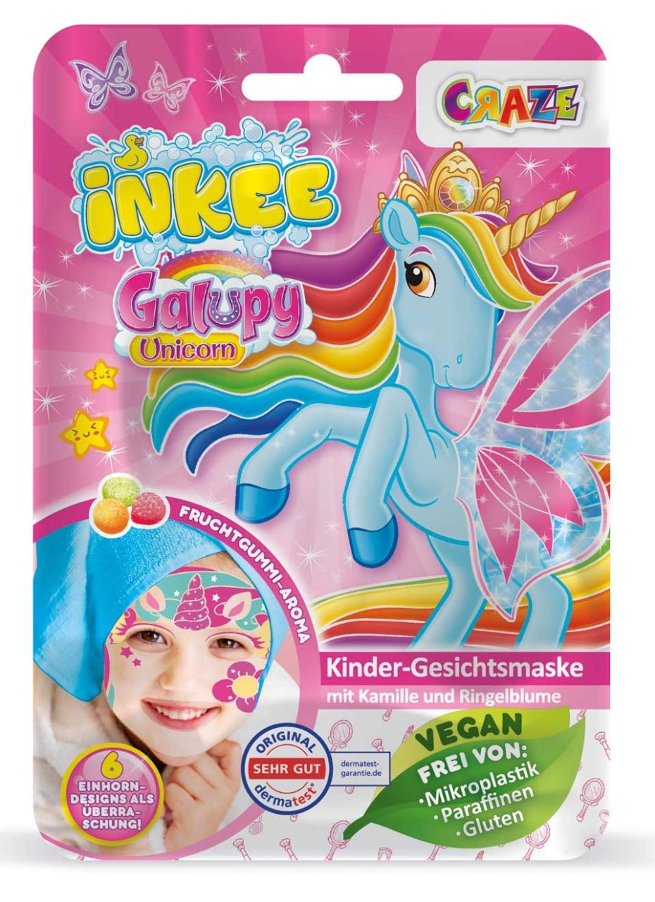 Inkee Gesichtsmaske Galupy Unicorn