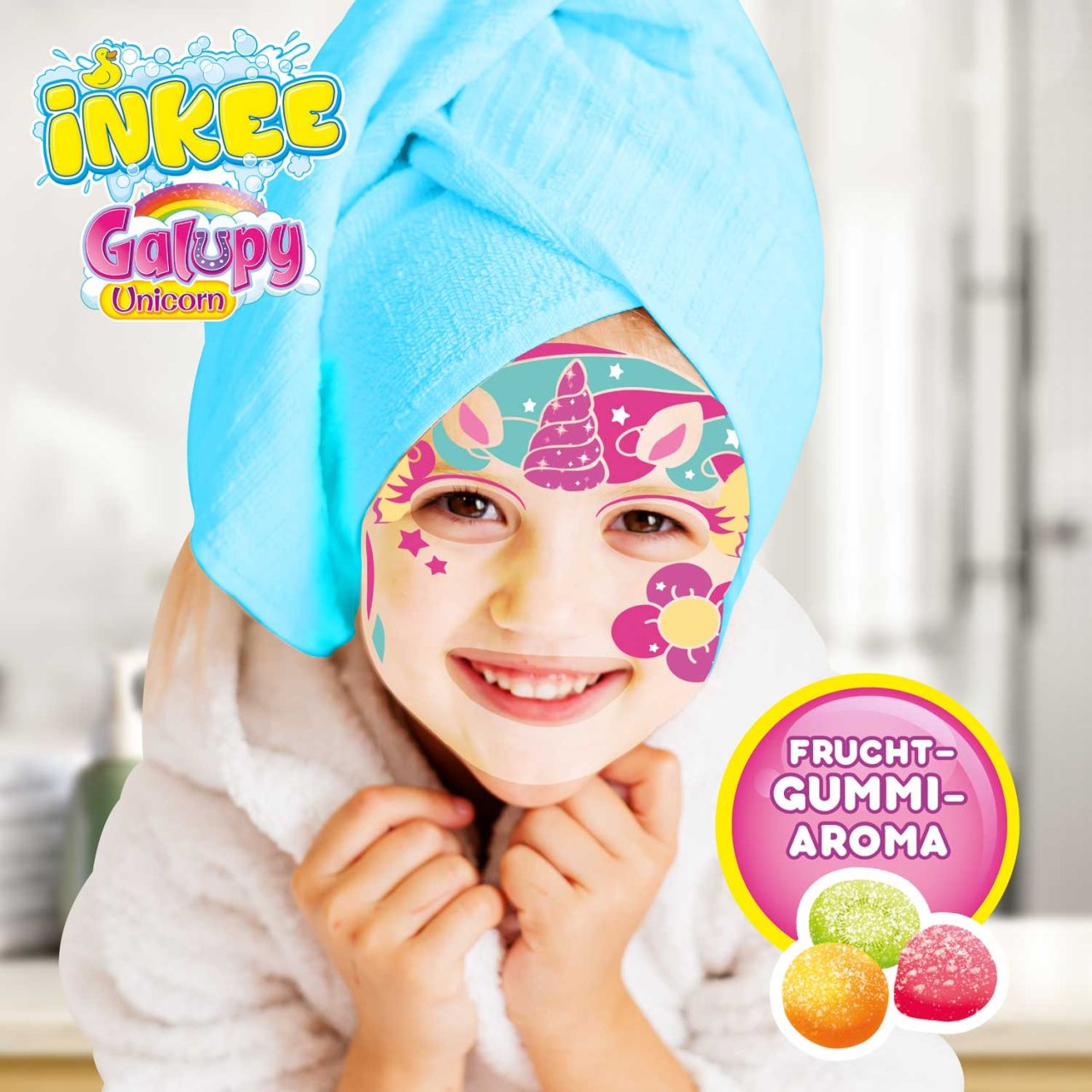 Inkee Gesichtsmaske Galupy Unicorn