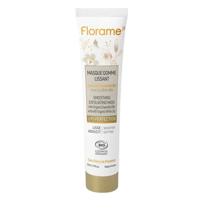Glättende Peelingmaske BIO weisse Lilie - 65ml - Florame