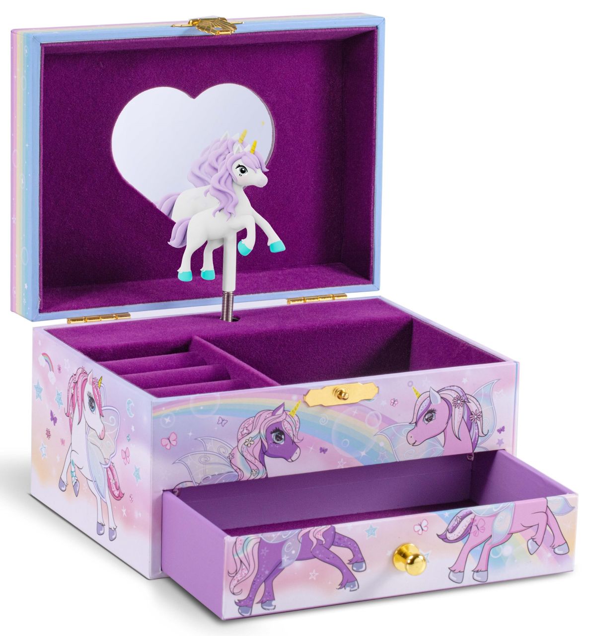 Schmuckkästchen Musikdose Einhorn