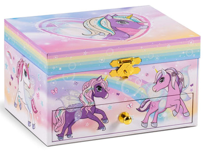 Schmuckkästchen Musikdose Einhorn