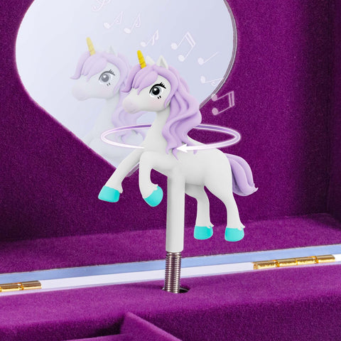 Schmuckkästchen Musikdose Einhorn