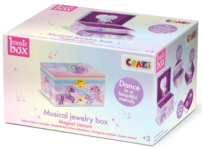 Schmuckkästchen Musikdose Einhorn