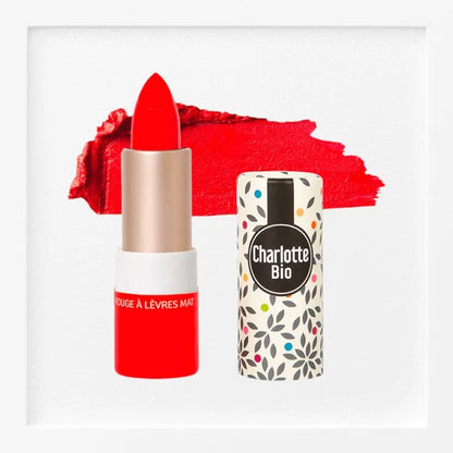 Matter Lippenstift Königsrot BIO - 3.5g - Charlotte Bio