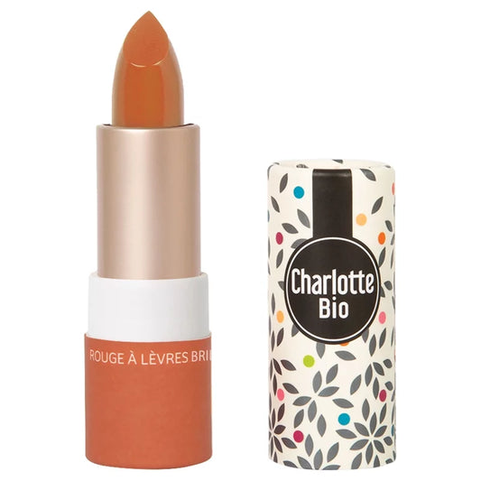 Glänzender Lippenstift Koralle BIO - 3.5g - Charlotte Bio