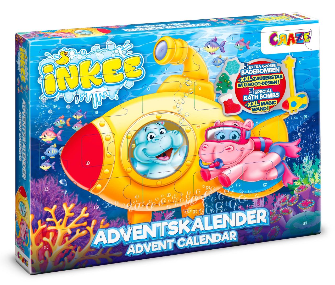 Adventskalender Inkee Bath Fun