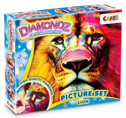 Diamondz Painting Picture Set Löwe